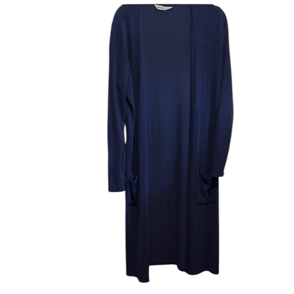 Bluenotes Navy Cardigan Sweater